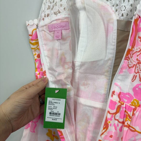 Lilly Pulitzer Women's Raegan Fit & Flare Dress Size 10 - Picture 7 of 13